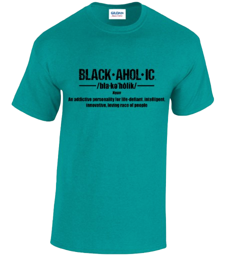 BLACKAHOLIC DEFINITION TEE ANTIQUE JADE (BLK)