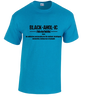 BLACKAHOLIC DEFINITION TEE ANTIQUE SAPPHIRE (BLK)