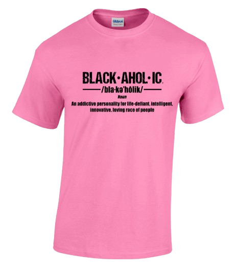 BLACKAHOLIC DEFINITION TEE AZALEA (BLK)