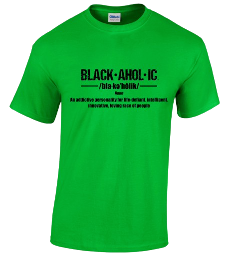 BLACKAHOLIC DEFINITION TEE ELECTRIC GREEN (BLK)