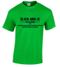 BLACKAHOLIC DEFINITION TEE ELECTRIC GREEN (BLK)