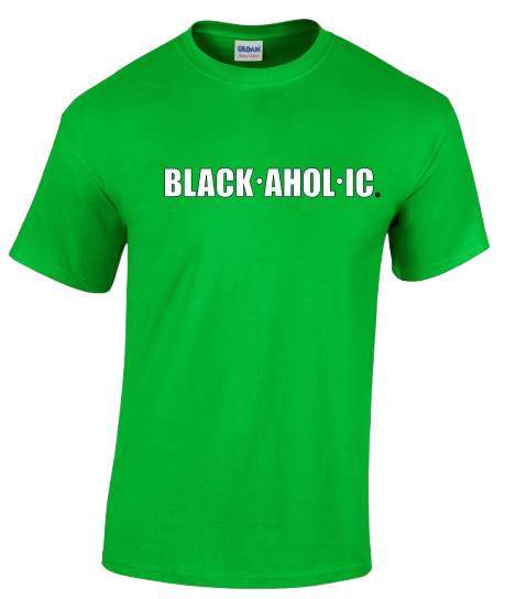 Blackaholic T-Shirt Adult Electric Green (WHT)