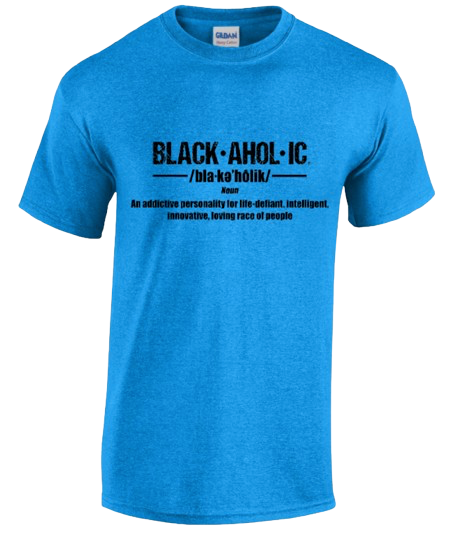 BLACKAHOLIC DEFINITION TEE HEATHER SAPPHIRE (BLK)