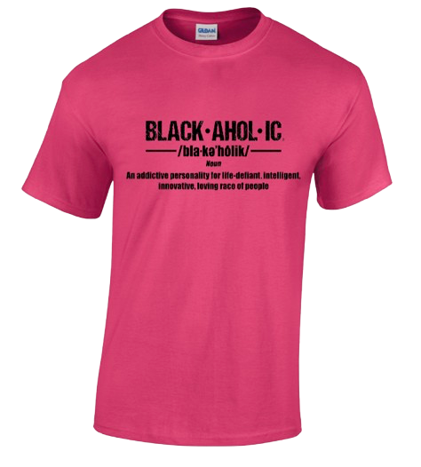 BLACKAHOLIC DEFINITION TEE HELICONIA (BLK)