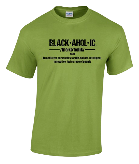 BLACKAHOLIC DEFINITION TEE KIWI (BLK)