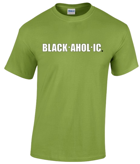 Blackaholic T-Shirt Adult Kiwi (WHT)