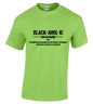 BLACKAHOLIC DEFINITION TEE LIME (BLK)