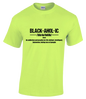 BLACKAHOLIC DEFINITION TEE NEON GREEN (BLK)