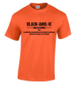 BLACKAHOLIC DEFINITION TEE ORANGE (BLK)