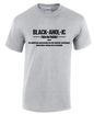 BLACKAHOLIC DEFINITION TEE SPORT GREY (BLK)