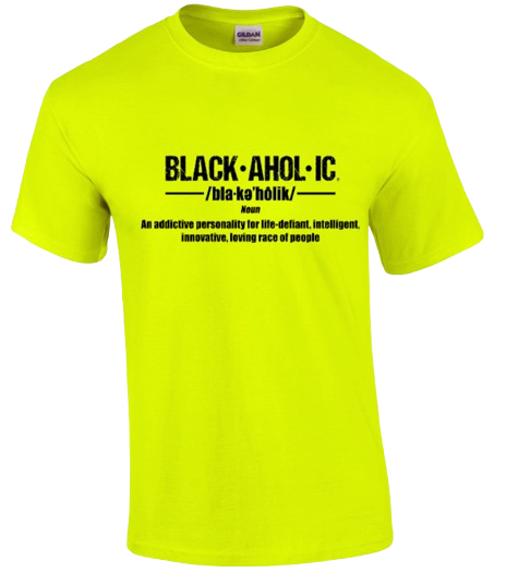BLACKAHOLIC DEFINITION TEE BRIGHT GREEN (BLK)