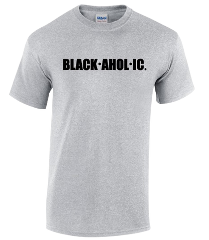 Blackaholic T-Shirt Adult Sport Grey