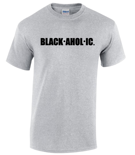 Blackaholic T-Shirt Adult Sport Grey