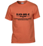 BLACKAHOLIC DEFINITION TEE SUNSET (BLK)