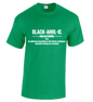 BLACKAHOLIC DEFINITION TEE Antique Irish Green (WHT)