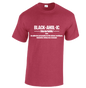 BLACKAHOLIC DEFINITION TEE ANTIQUE CHERRY RED (WHT)