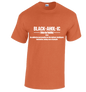 BLACKAHOLIC DEFINITION TEE ANTIQUE ORANGE (WHT)