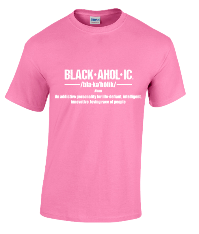 BLACKAHOLIC DEFINITION TEE AZALEA (WHT)