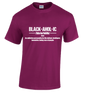 BLACKAHOLIC DEFINITION TEE BERRY (WHT)
