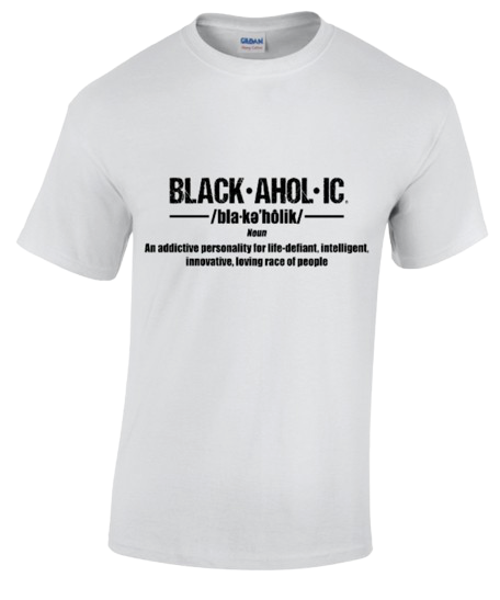 BLACKAHOLIC DEFINITION TEE WHITE (BLK)