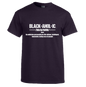 BLACKAHOLIC DEFINITION TEE BLACKBERRY (WHT)
