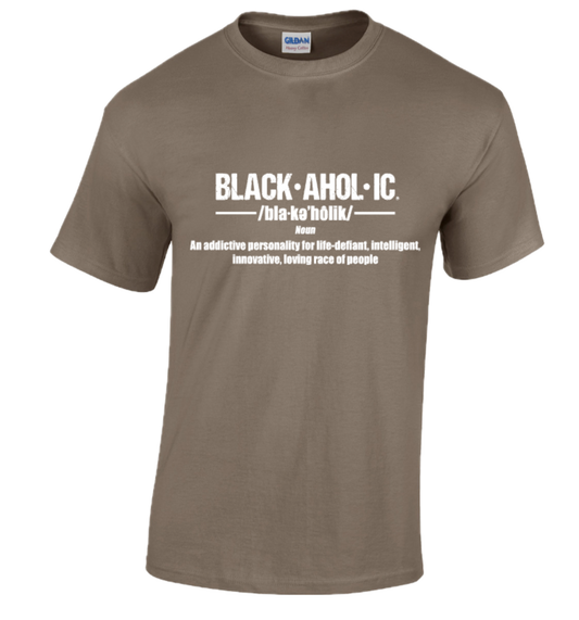BLACKAHOLIC DEFINITION TEE BROWN SAVANNAH (WHT)