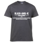 BLACKAHOLIC DEFINITION TEE CHARCOAL (WHT)