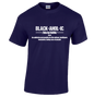 BLACKAHOLIC DEFINITION TEE COBALT (WHT)