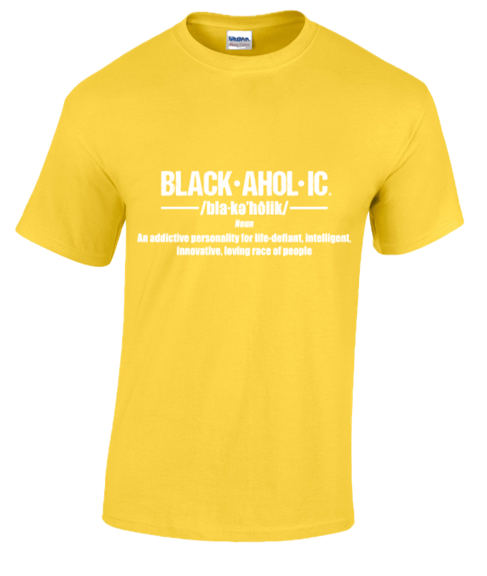BLACKAHOLIC DEFINITION TEE DAISY (WHT)