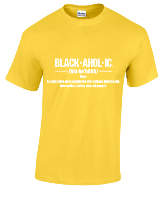 BLACKAHOLIC DEFINITION TEE DAISY (WHT)