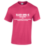 BLACKAHOLIC DEFINITION TEE HELICONIA (WHT)