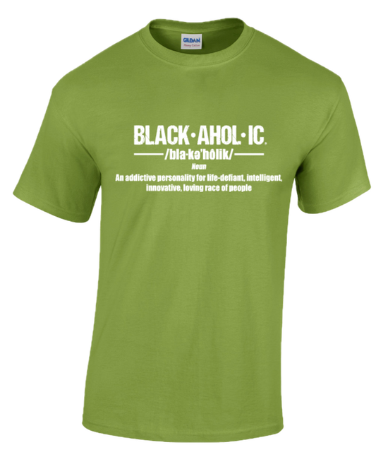 BLACKAHOLIC DEFINITION TEE KIWI (WHT)