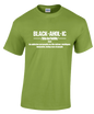 BLACKAHOLIC DEFINITION TEE KIWI (WHT)