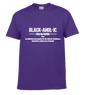 BLACKAHOLIC DEFINITION TEE LILAC  (WHT)
