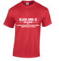 BLACKAHOLIC DEFINITION TEE RED (WHT)