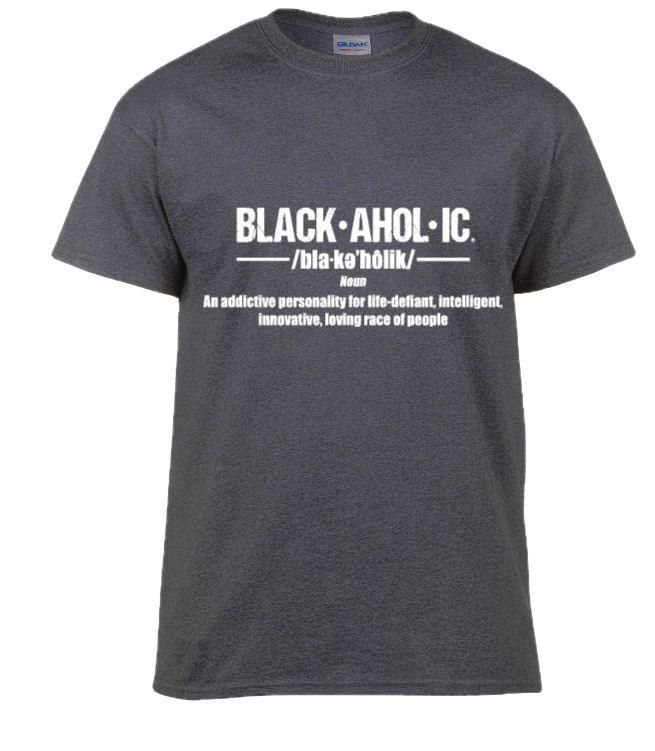 BLACKAHOLIC DEFINITION TEE TWEED (WHT)