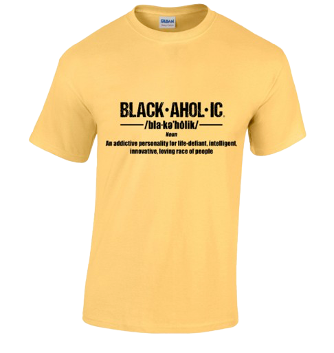 BLACKAHOLIC DEFINITION TEE (BLK) (Copy)