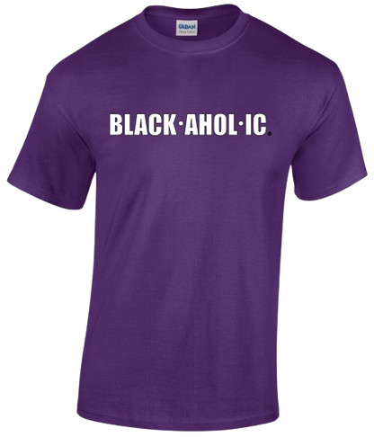 Blackaholic T-Shirt Adult Purple (WHT)