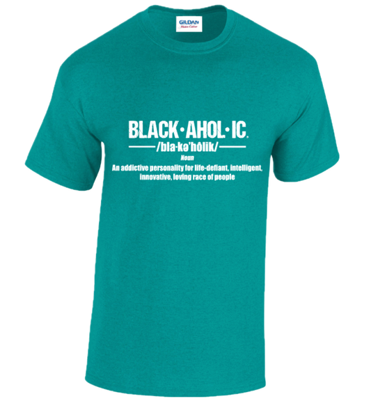 BLACKAHOLIC DEFINITION TEE ANTIQUE JADE (WHT)